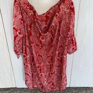 Off the shoulder blouse